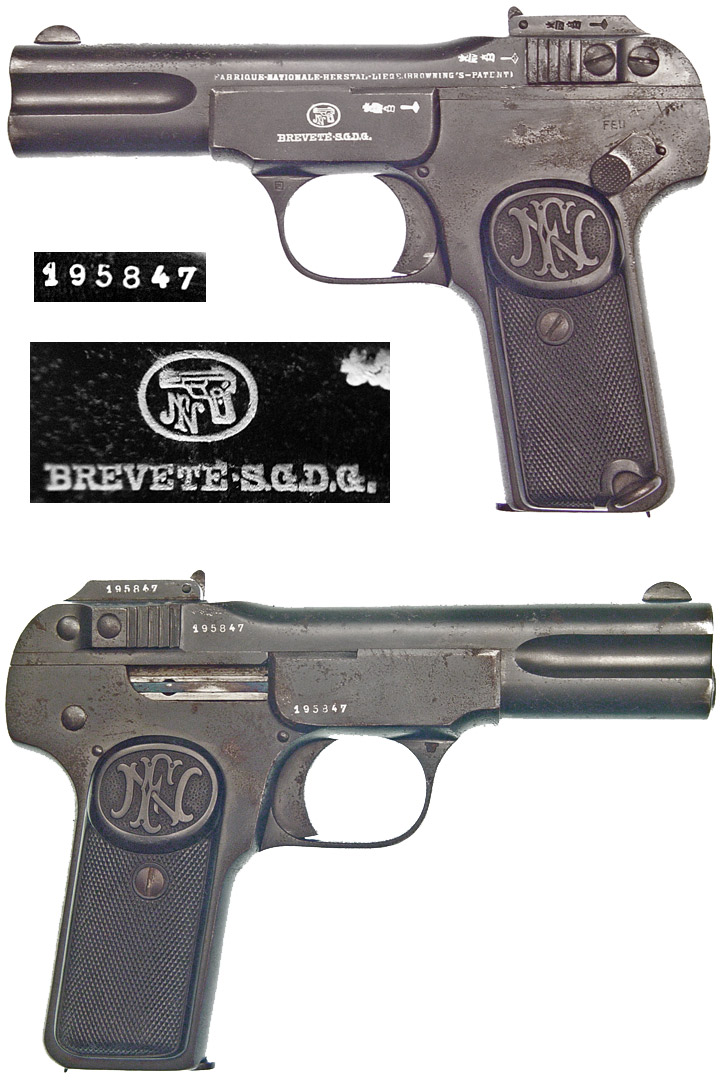 browning model 1910 serial numbers